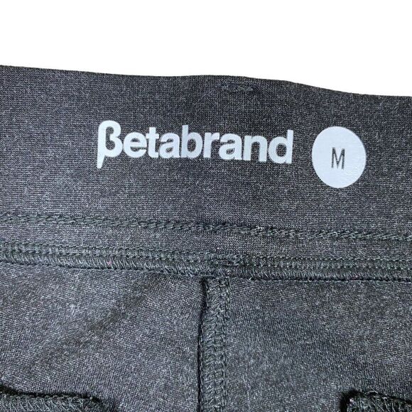 Betabrand Flare Leg Pants Heather Gray Size Medium - Picture 5 of 6